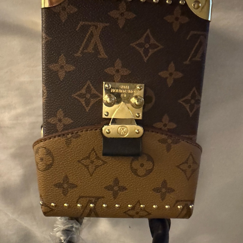 Brown Monogram Crossbody Bag